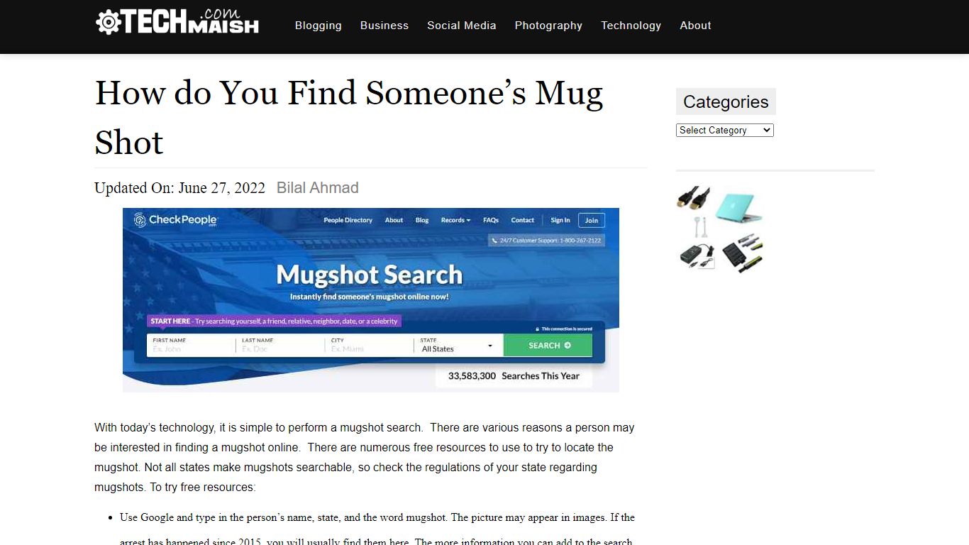 How do You Find Someone’s Mug Shot - techmaish.com